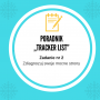 Zadanie nr 2 „Tracker list” Zadanie nr 2 „Tracker list”