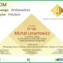 Dyplom Ambasadora Kongresów Polskich