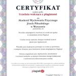 Certyfikat antyplagiat