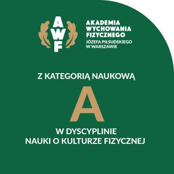 Kategoria A dla AWF Warszawa